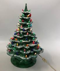 With an on/off switch it can easily be turned off when not in use, which is a big draw in my house. Vintage Ceramic Christmas Tree Light Gallery One Auctions