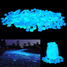 Lay down the landscape fabric 100pcs Eulan Unime Glow In The Dark Garden Pebbles Stones For Yard And Walkways Decor 100 Pcs Diy Decorative Luminous Stones In Blue Jardin Decoration D Exterieur Lawawarenesssociety In