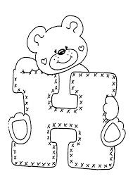 Buchstaben H Ausmalbilder Und Malvorlagen Ausmalbilder Buchstaben Schablone Stickerei Alphabet