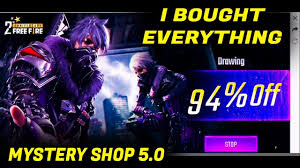 Lihat video resmi tepat di bawah publikasi ini, di dalamnya anda dapat melihat secara eksklusif di free fire mania gameplay dengan skins! I Bought Everything I Could In Mystery Shop 5 0 Garena Free Fire Youtube
