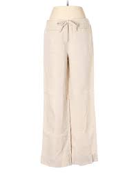 Details About Charter Club Women Ivory Linen Pants 8 Petite