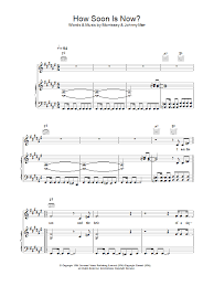 I am the son and the heir of a shyness that is criminally vulgar i am the son and heir of nothing in particular you shut your mouth! The Smiths How Soon Is Now Sheet Music Download Printable Pdf Rock Music Score For Lead Sheet Fake Book 105856