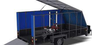 4m Enclosed Motorbike Trailer Plan Trailer Plans Plan Build Save Trailer Plans Build A Camper Enclosed Trailers