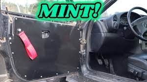 They have brittle plastic parts that are prone to breaking, including the thin plastic mounting rails and the brittle plastic map pockets that serve dual role as part. E36 Ebay Door Card Install Daily Drifter Mod Youtube