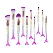 Entre y conozca nuestras increíbles ofertas y promociones. Set Brochas Maquillaje Sirena 11 Piezas Pinceles Gugus Pimax Makeup