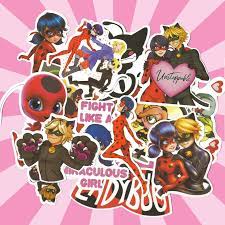 Miraculous Sticker Pack Laptop Stickers Cute Stickers Etsy Anime Stickers Cute Stickers Laptop Stickers