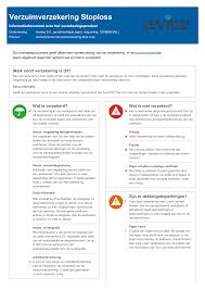 Informatiedocument over het verzekeringsproduct