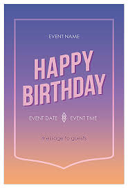Add a glow stick to each invitation with a note saying, get your glow on! Easy To Use Color Blend Invitation Card Design Template