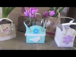 Pflanztasche Aus Tetrapack Upcycling Bastelarbeiten Milchkarton Basteln Basteln