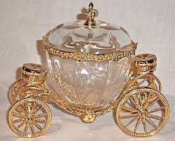 Black And Gold Carriage Franklin Mint Disney Cinderella Gold Plated Glass Coach Jewellerybox Disney Jewelry Clean Gold Jewelry Jewelry Organizer Box
