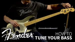 Tune your guitar, bass or ukulele with greater visual precision and flexibility. How To Tune Your Bass Fender Youtube