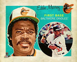 Eddie Murray "Retro SuperCard" Baltimore Orioles Premium Poster Print