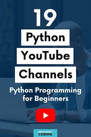 19 Best Youtube Channels To Learn Python For Beginners In 2020 In 2020 Python Programming Programming Tutorial Python Programming Books