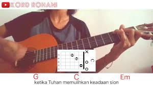Ketika tuhan memulihkan keadaan sion. Chord Sukacita Penuaian Sidney Mohede Youtube