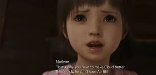 so, where do you think aerith, marlene, cloud, and zack are exactly when  zack is talking to marlene? it can't be elmyra's house, because the floor  and walls don't match. EDIT so