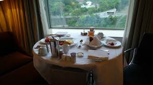 But as hotels look to cut costs as the hospitality industry undergoes major. Room Service American Breakfast One Order Enough For Two Set Up In Our Room Picture Of Cafe Hyatt Regency Hong Kong Sha Tin Tripadvisor