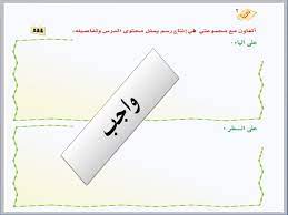 رسم الهمزة المتوسطة على ياء والمفردة على السطر ص 58 ثاني متوسط ف1 المصدر السعودي
