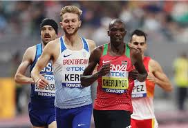 Timothy cheruiyot in the 1500m at the iaaf world championships london 2017 (© getty images) iaaf diamond league 1500m champion timothy cheruiyot says the high point of his career so far was earning a world silver medal. Cheruiyot Through After Rough 1500 Metres Race Stabroek News