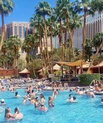 384 Likes 5 Comments Tivegas Tivegas On Instagram No Better Place Than The Treasure Island Pool Amp Cabanas To Spend Y Travel Usa Pool Cabanas Travel
