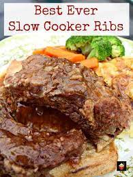 This prime rib roast is cooked to a perfect medium rare, and smothered in a compound butter spiced with chili powder, cumin, fresh herbs, and garlic. Best Ever Slow Cooker Beef Ribs Lovefoodies