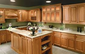 kitchen backsplash with oak cabinets