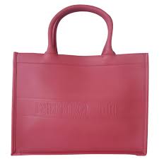 Maybe you would like to learn more about one of these? Rosa Dior Book Tote Bag Pink Leder Ref 306027 Joli Closet