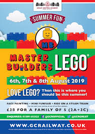 When we spoke to erik varszegi in january, he'd just finished building a batmobile. Master Builder Lego Tuesday 6th To Thursday 8th August 2019 Great Central Railway The Uk S Only Main Line Heritage Railway
