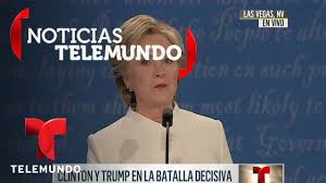 En Vivo Tercer Debate Presidencial Hillary Clinton Vs Donald Trump En Espanol Noticias Telemundo Youtube