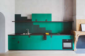 One wall kitchen with window. Ten One Wall Kitchens Designed By Architects That Free Up Floorspace