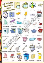 Librivox is a hope, an experiment, and a question: Find 40 Kitchen Utensils And Appliances Esl Worksheet By Vanda51