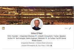 They ask you to describe who you are. The Linkedin Profile Header How To Improve Your Look Integrated Alliances Your Linkedin Professional