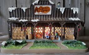 Cracker Barrel Happy Holidays Limited Collectible Lighted Store 16 496 Of 50 000 Christmas Village Houses Christmas Decor Diy Christmas Villages