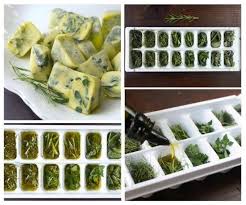 To Preserve Your Summer Herbs Freeze In Ice Cube Trays With Olive Oil Via Reddit User Amazinglights Freezing Fresh Herbs Frozen Fresh Preserve Fresh Herbs