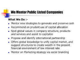 What does publicly listed company mean in finance? We Mentor Public Listed Companies Ppt Download