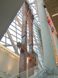 A steel beam from the world trade center was erected at the base after being donated by residents of breezy point queens in 2010. Memorializing 9 11 With Wtc Steel
