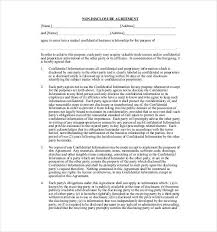 14+ basic confidentiality agreement templates. Non Disclosure Agreement Template 21 Free Word Excel Pdf Documents Download Free Premium Templates