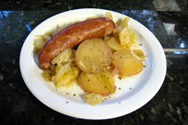 crock pot smoked sausages with potatoes