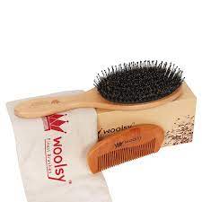 The boar brush won't actually replace your shampoo, but it does contribute to the hair washing process. Buy Woolsy Boar Bristles Nylon Pins Hair Brush With Pear Wood Hair Comb Features Price Reviews Online In India Justdial