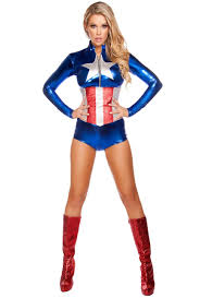Captain america was designed as a patriotic supersoldier who often fought the axis powers of world. Roma Womens Captain America Romper Costume Captain Sponsored Womens Roma Co Disfraces Para Chicas Disfraz De Super Heroe Disfraz Capitan America Mujer
