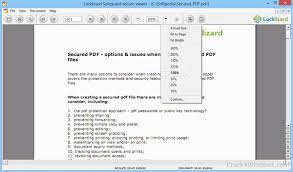 A) buy locklizard to use it to convert pdc back to pdf (contact them. How To Crack Lizard Safeguard Secure Viewer