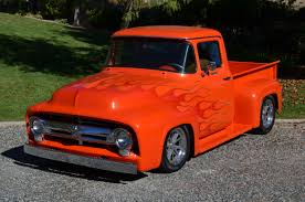 Image result for Orange 1956 Truck