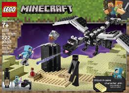 .lego building and minecraft rebuild for more lego minecraft creations ender dragon measures 8 (21cm) high, 13 (34cm) long and 13 (33cm) wide sand island measures 6 (17cm) high, 9 (23cm) wide and 8 (22cm) deep add other biomes in the series to create your own lego minecraft world. Lego Minecraft The End Battle 21151 Building Kit 222 Piece Walmart Canada