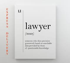 Lawyer Canvas Art Lawyer Definition Lawyer Gift Funny Attorney Etsy Lawyer Office Decor Law School Humor Lawyer Gifts