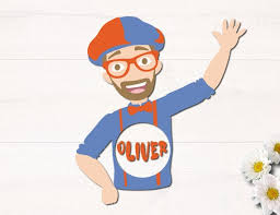 Blippi Svg Blippi Monogram Svg Blippi Party Svg File For Etsy