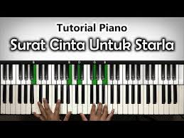 Piano Tutorial Lagu Surat Cinta Untuk Starla Chord C Belajar Piano Keyboard Youtube Belajar Lagu Surat Cinta
