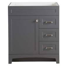 Thornbriar 30 04 In W X 21 52 In D X 34 21 In H Bath Vanity Cabinet Only In Cement Bathroom Vanity Cabinets Vanity Cabinet Home Decorators Collection