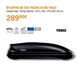 Offre Coffre De Toit Pacific M 200 Thule Chez Roady