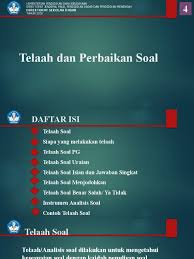 Savesave soal penyesuaian makhluk hidup for later. 03 Telaah Dan Perbaikan Soal Pptx