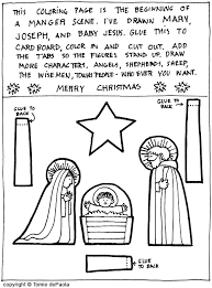 Tomie Depaola Nativity Coloring Page Nativity Coloring Pages Coloring Pages Nativity Coloring