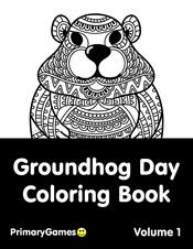 Print and color groundhog day pdf coloring books from primarygames. Groundhog Day Coloring Pages Free Printable Pdf From Primarygames